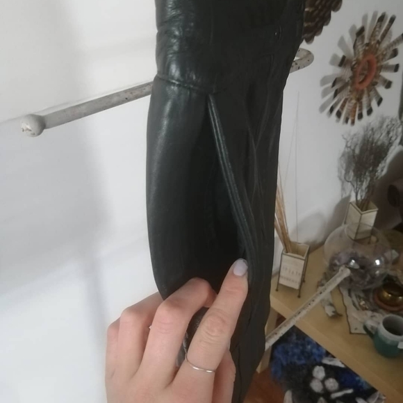 Leather Pencil Skirt Milanoza - Picture 3 of 7